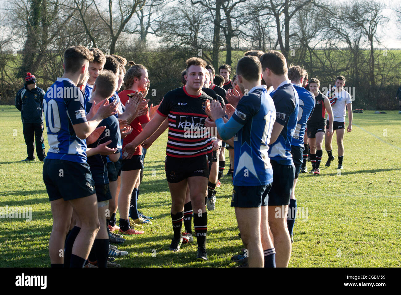 University sport men`s Rugby Union Stock Photo Alamy